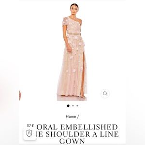 Gorgeous floral Mac duggal gown